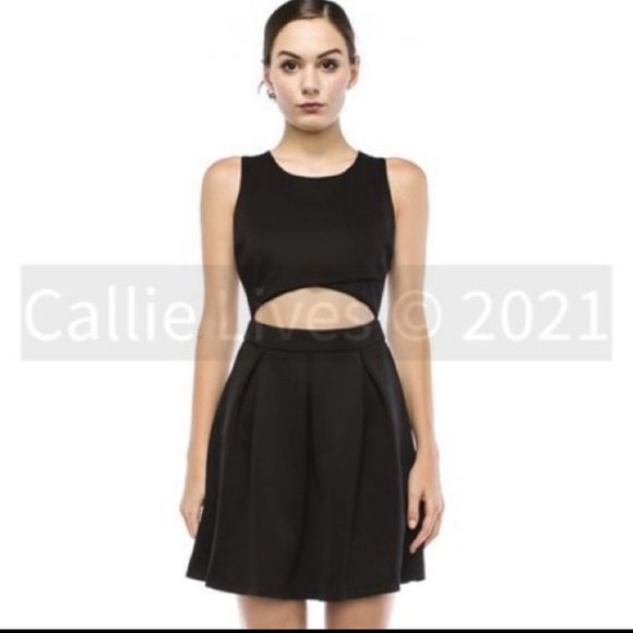 Stasia Peekaboo skater dress - Picture 5 of 6